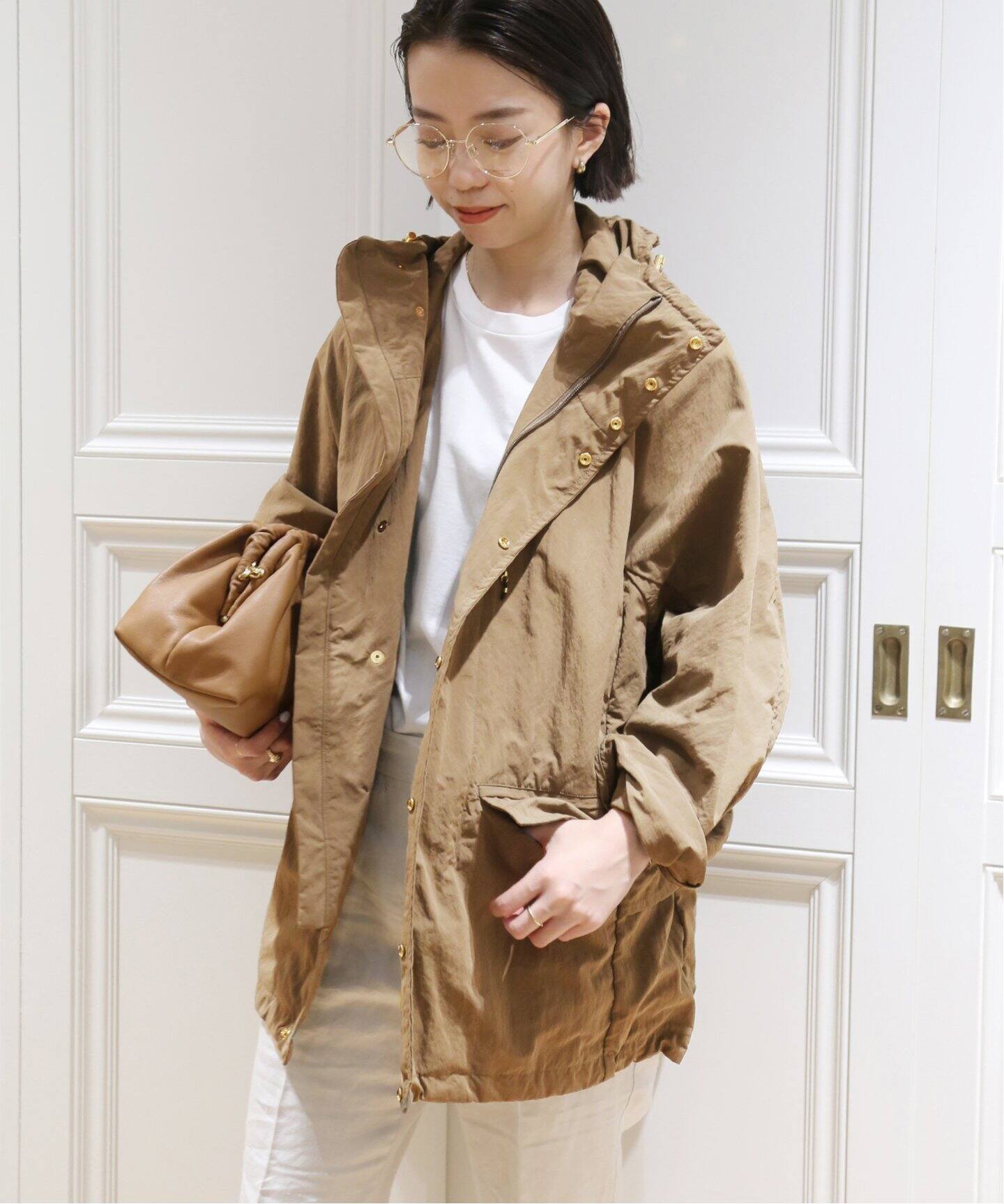 REMI RELIEF/レミレリーフ】ナイロンフードブルゾン（マウンテン  