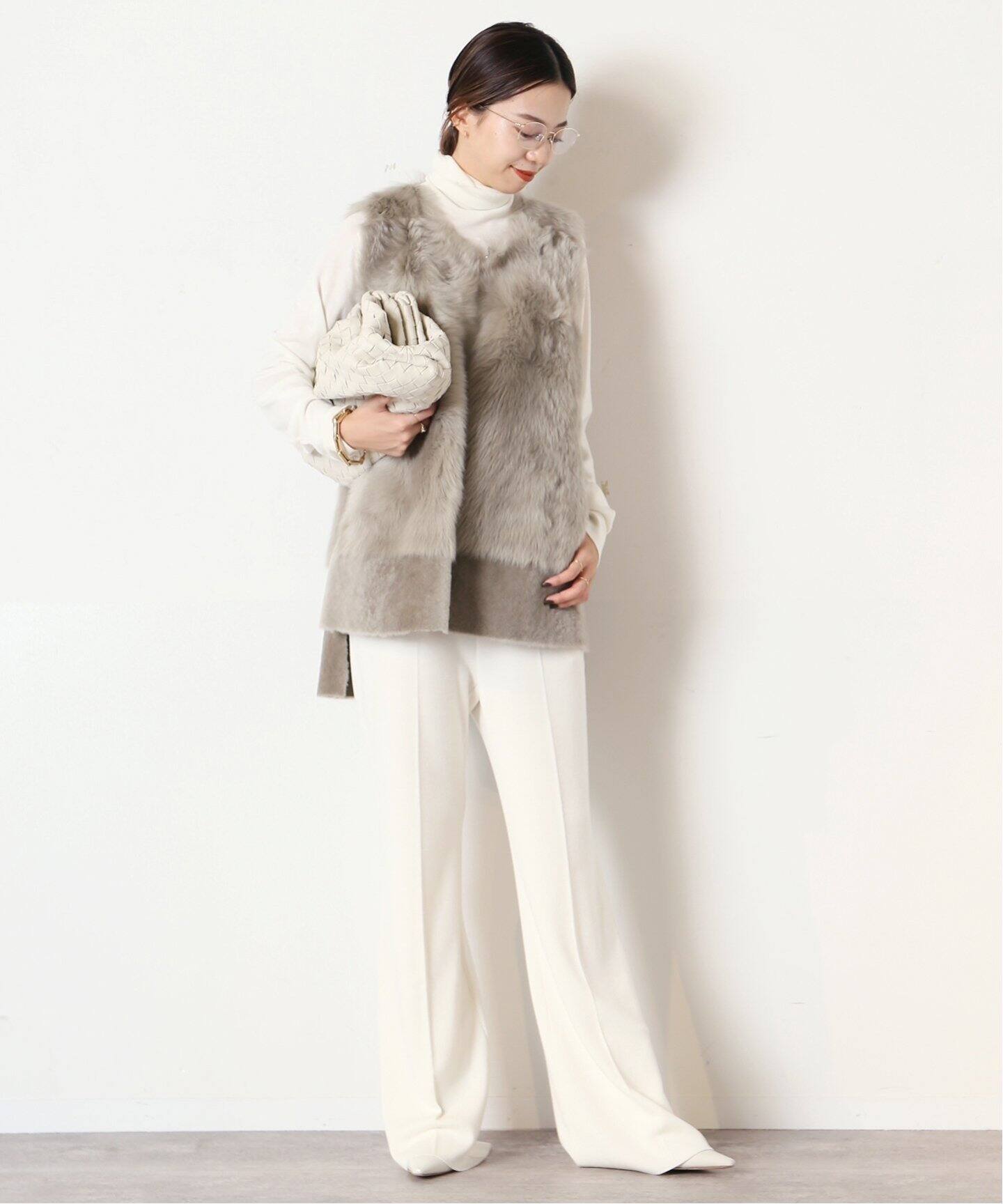 KARL DONOGHUE/カールドノヒュー】SHEARLING MOUTON ジレ（その他 