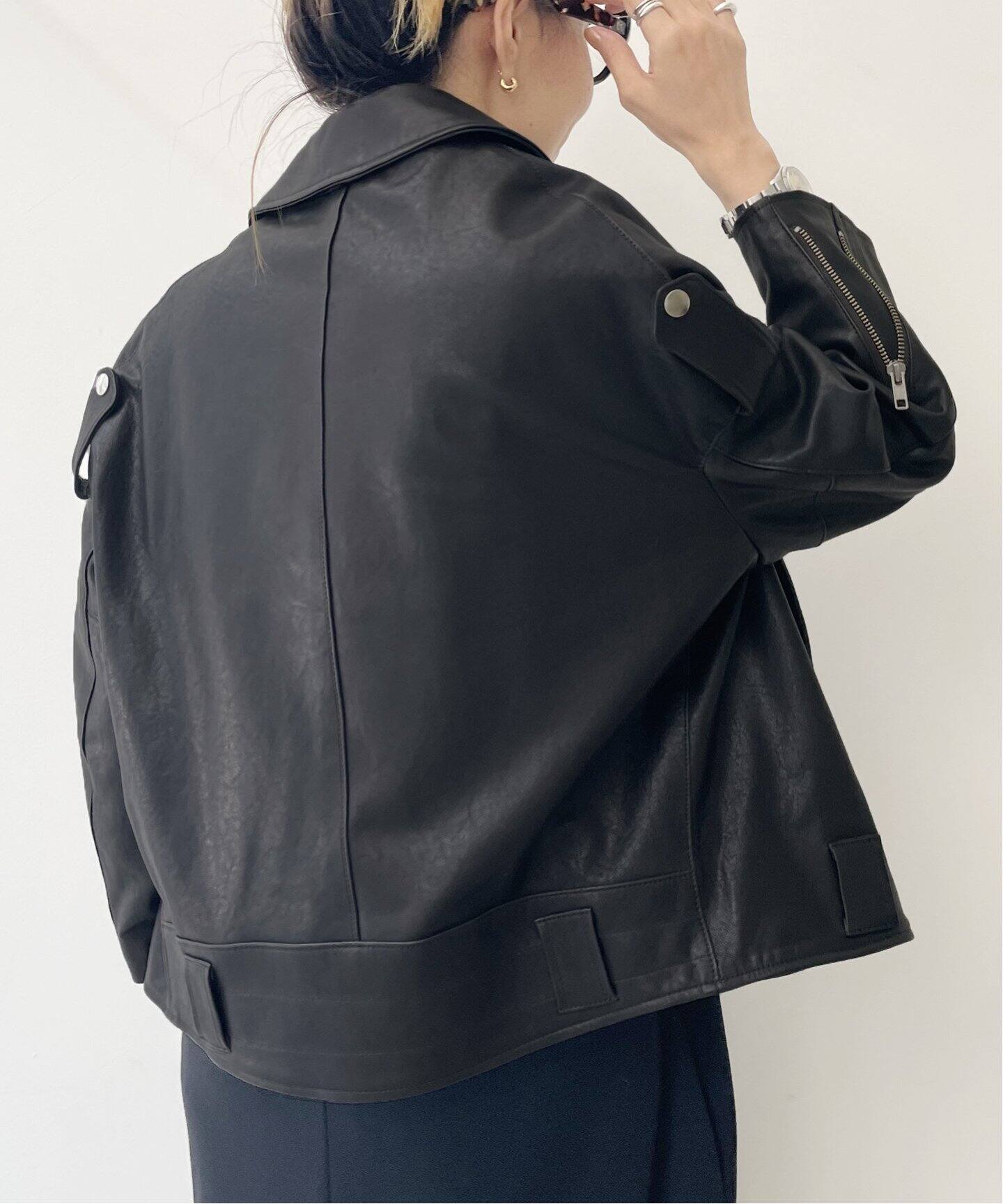 DROMe 見かね ドローム ライダース ジャケット レザージャケット 