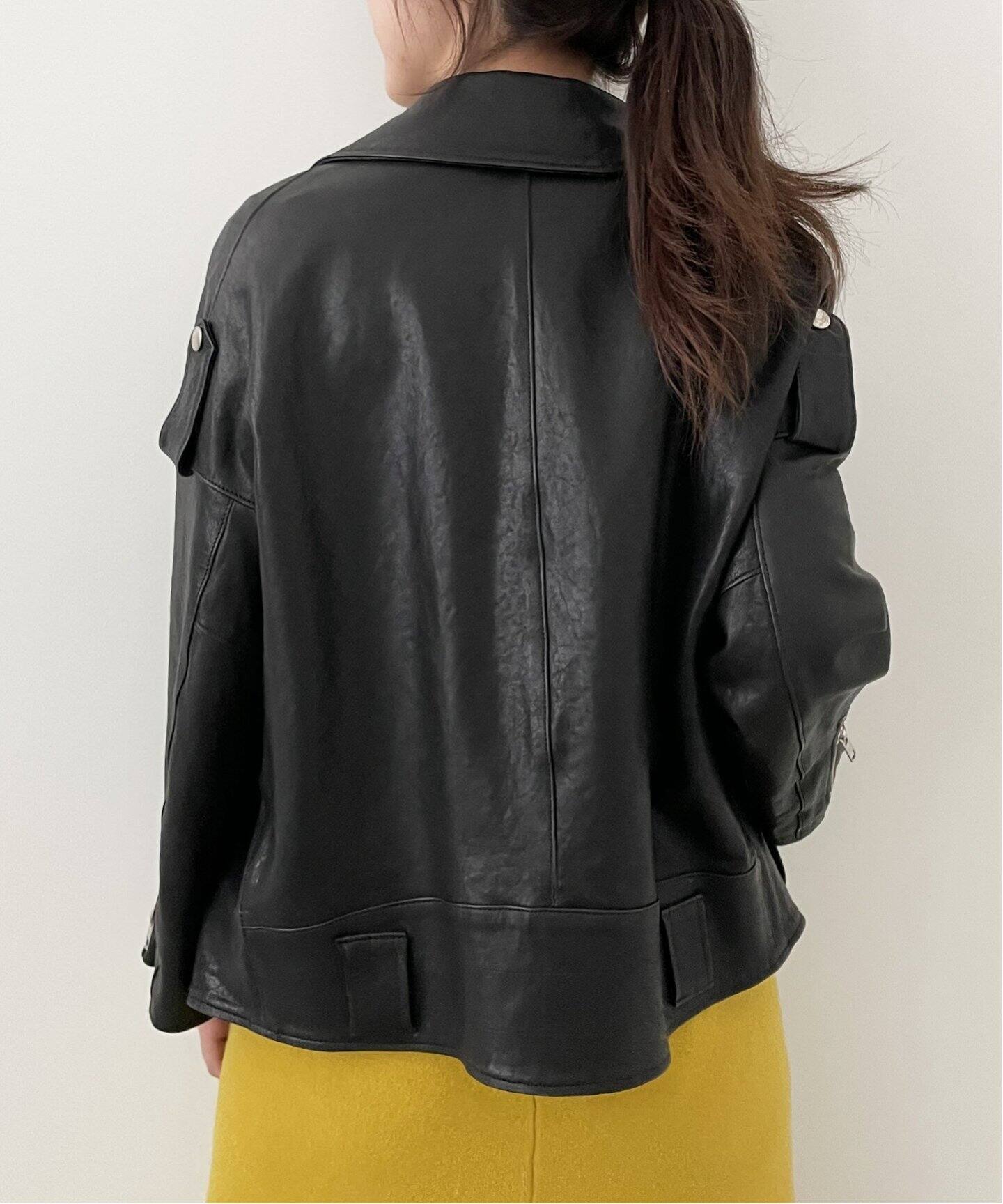 アパルトモン Lisiere Leather Riders ジャケット 34号 by メルカリ 