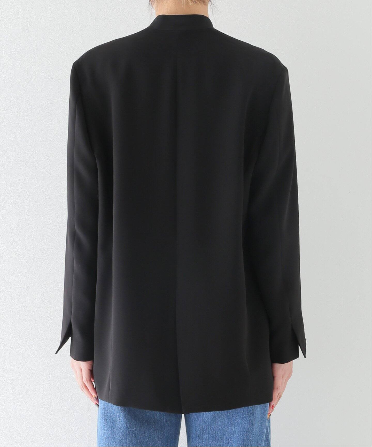 No Collar Relax Jacket（ノーカラージャケット）｜L