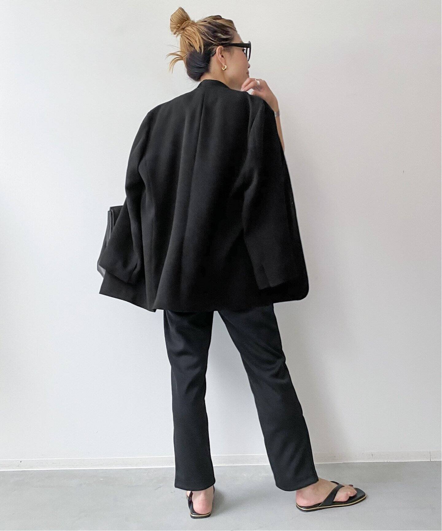 No Collar Relax Jacket（ノーカラージャケット）｜L