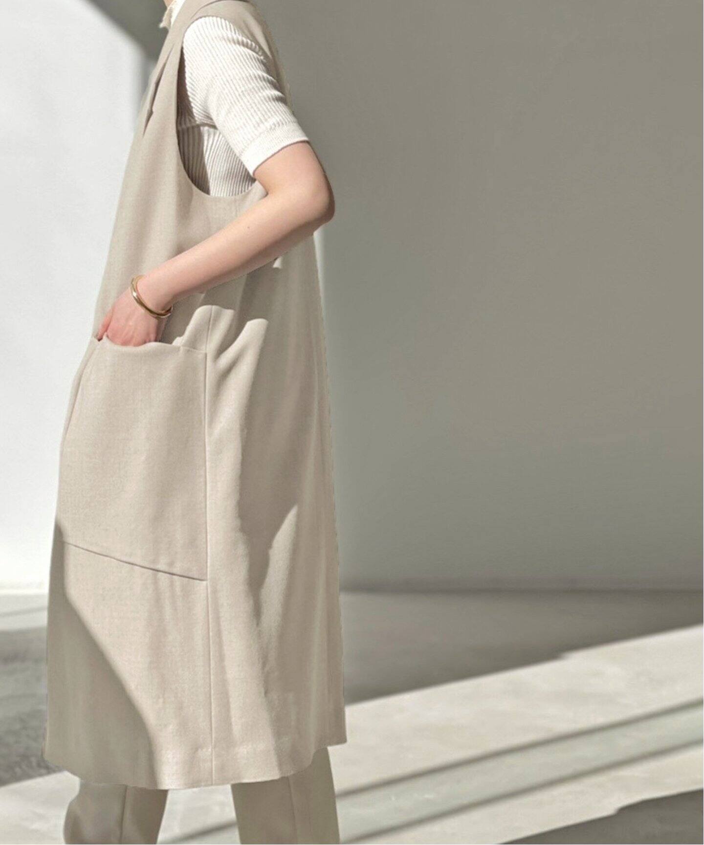 Wool Long Vest（その他ジャケット・スーツ）｜L