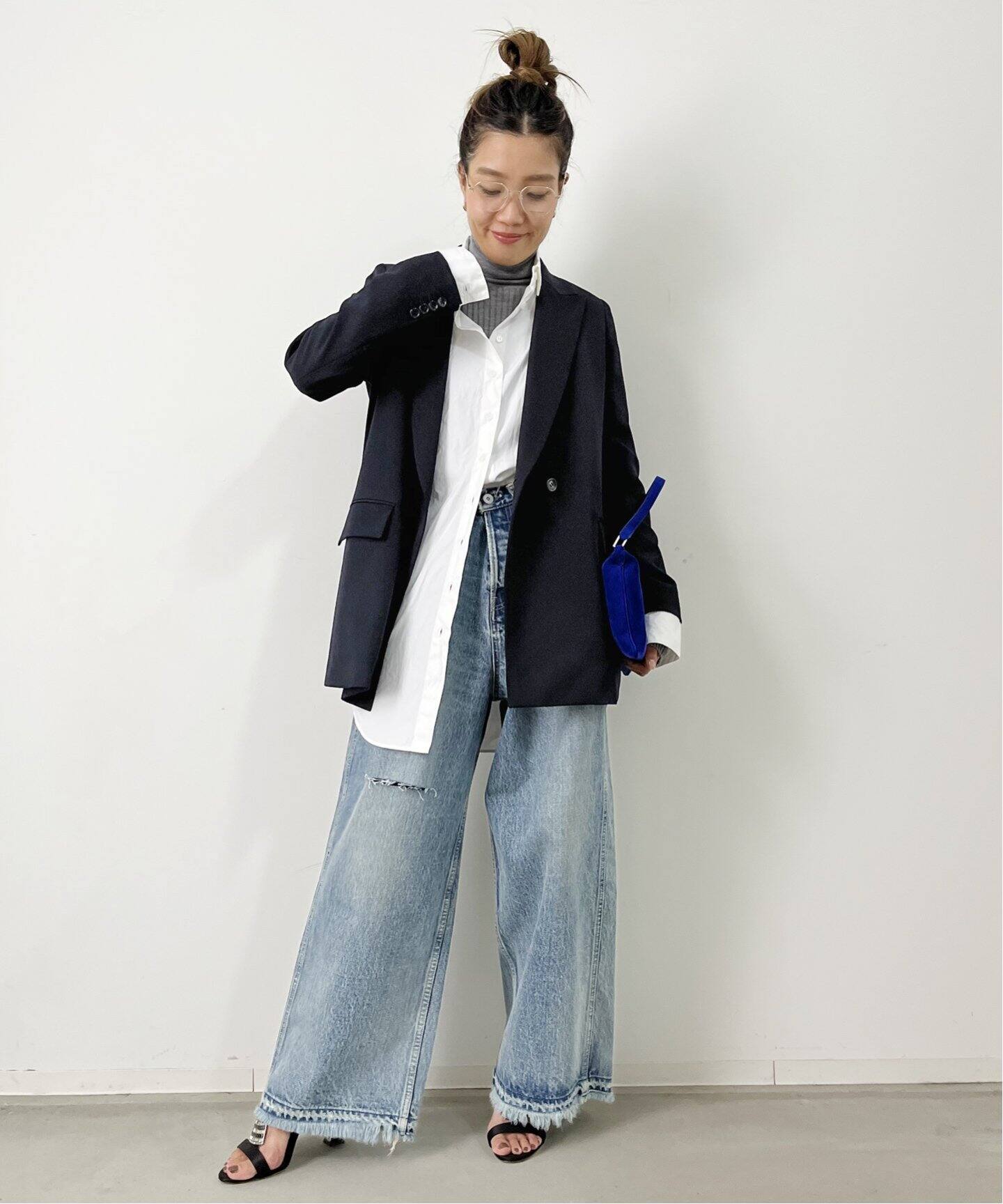 コルピエロCol Pierrot WOOL SURGE DOUBLEジャケット 