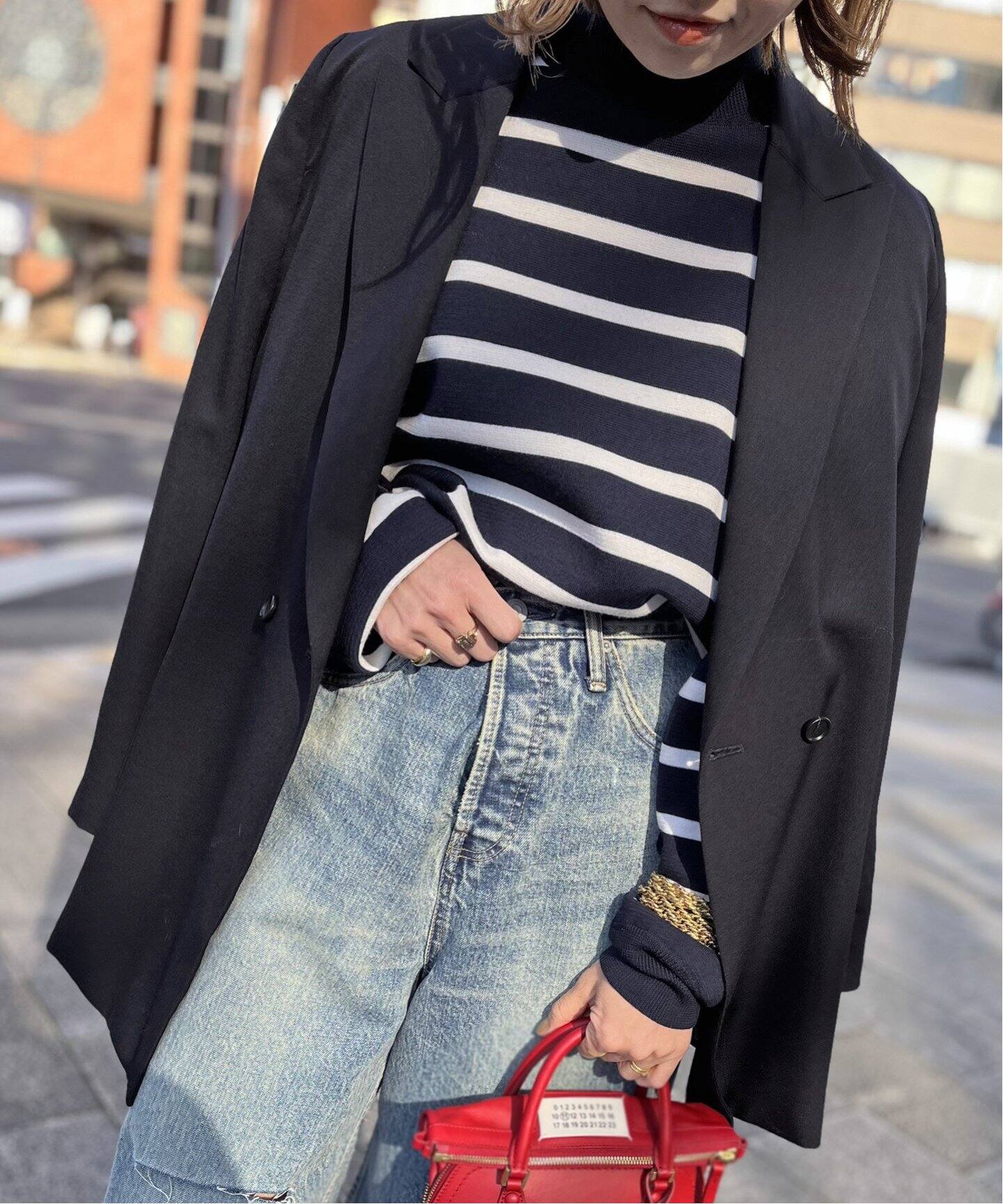 Col Pierrot /コル ピエロ】SLIM WOOL JACKET（テーラード 