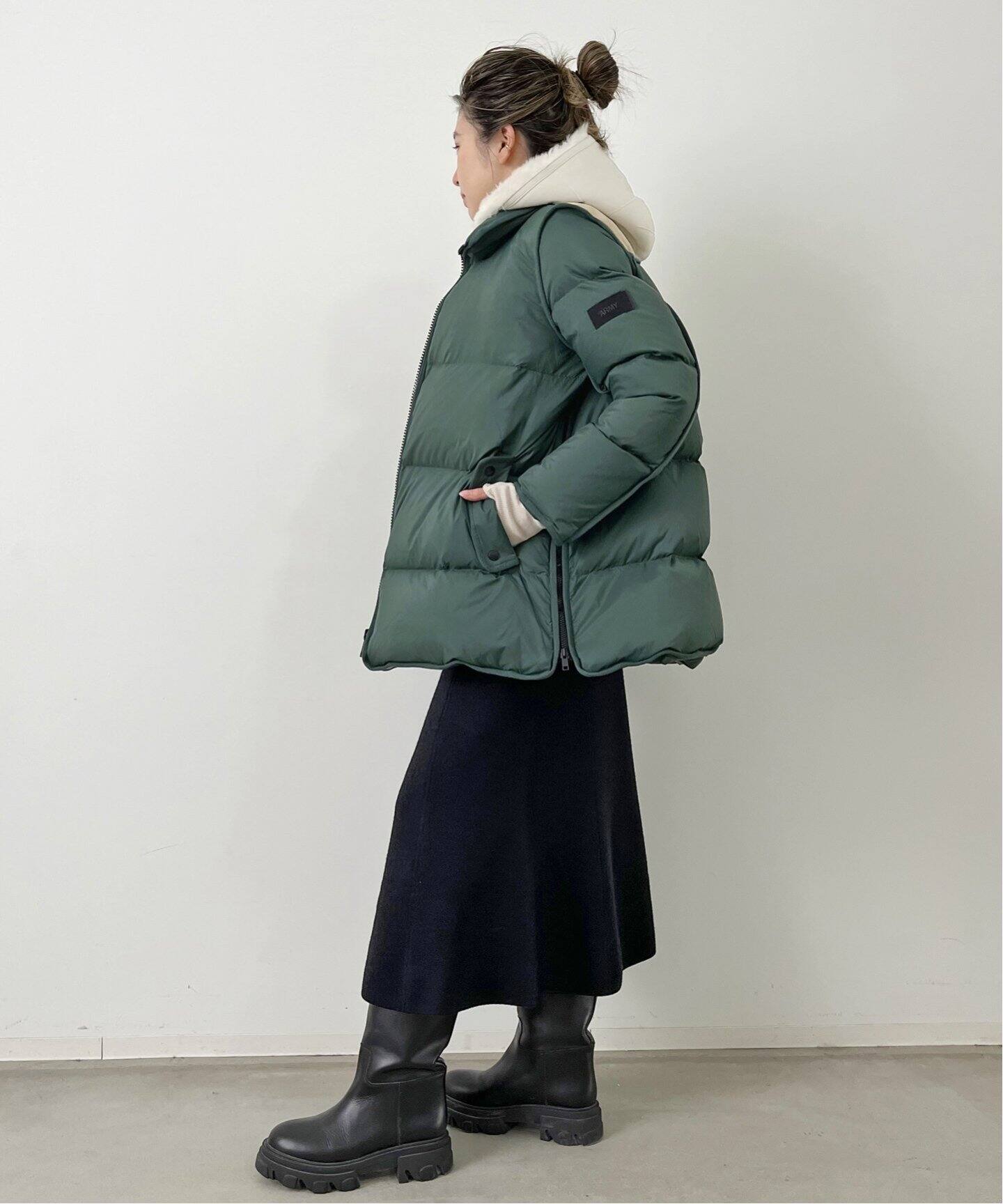 YVES SALOMON モッズコートARMY ミリタリー ミリタリーコート 