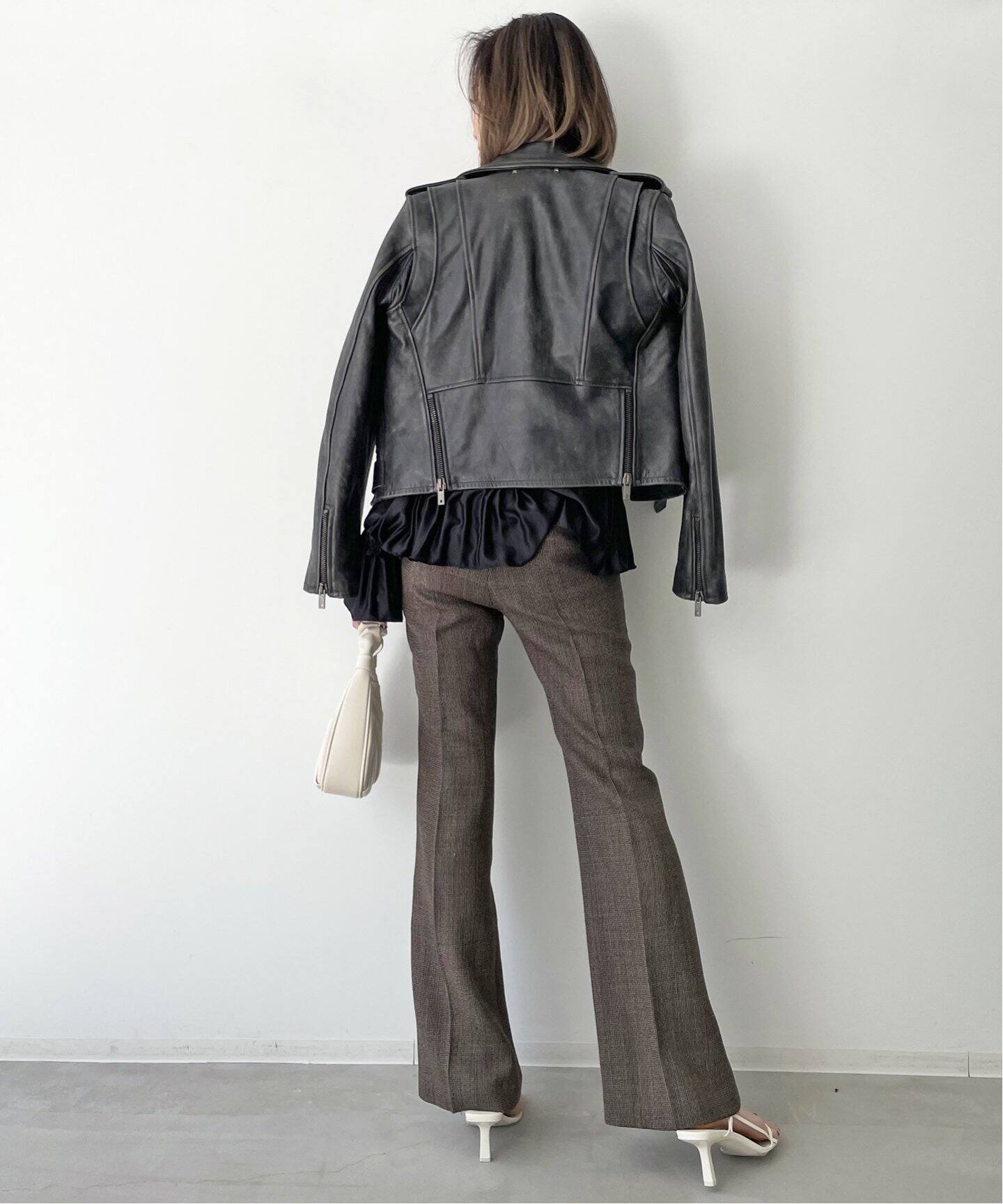 GOLDEN GOOSE/ゴールデングース】CHIODO LEATHER JACKET（レザー 