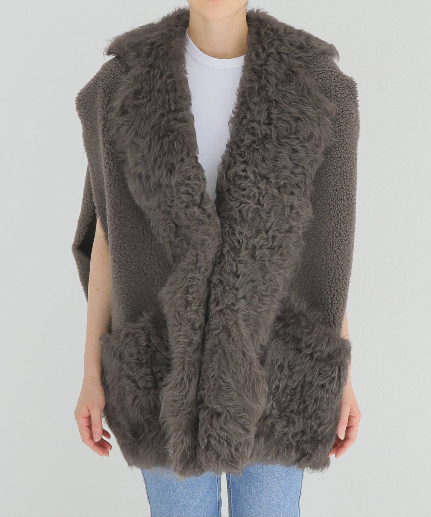 BLANCHA/ブランカ】MOUTON VEST（その他ジャケット・スーツ）｜L 