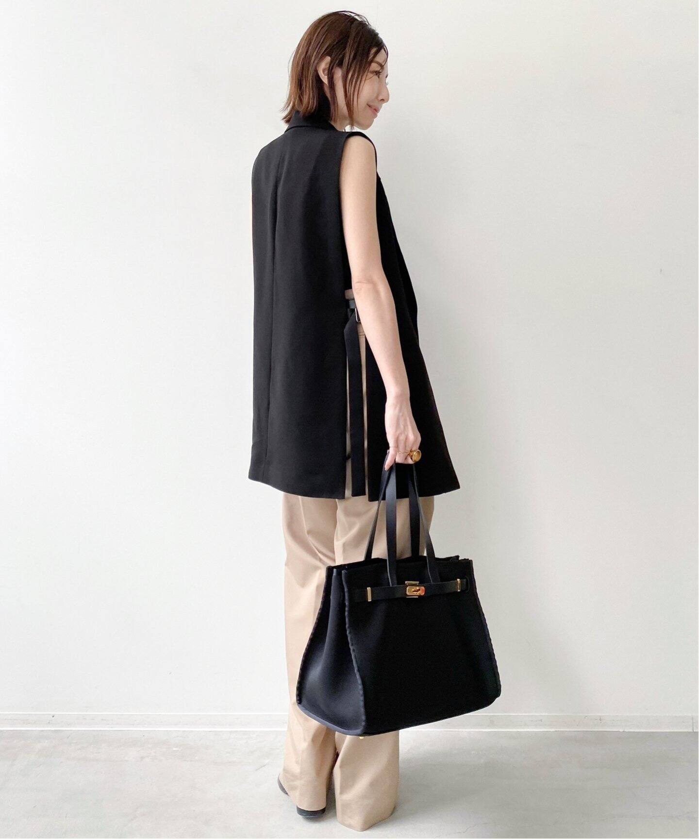 Col Pierrot /コル ピエロ】Georgette Vest（その他ジャケット・スーツ 