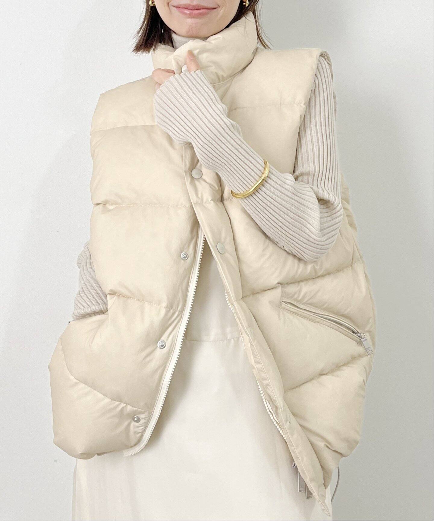 STAMMBAUM/シュタンバウム ダウンベスト Mサイズ キャメル STYLE 