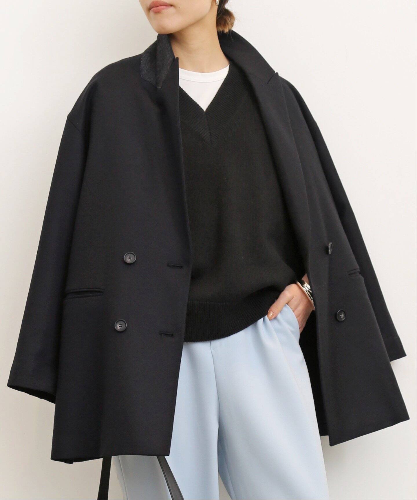 Col Pierrot /コル ピエロ】Reggiani Oversize W Jacket（テーラード  