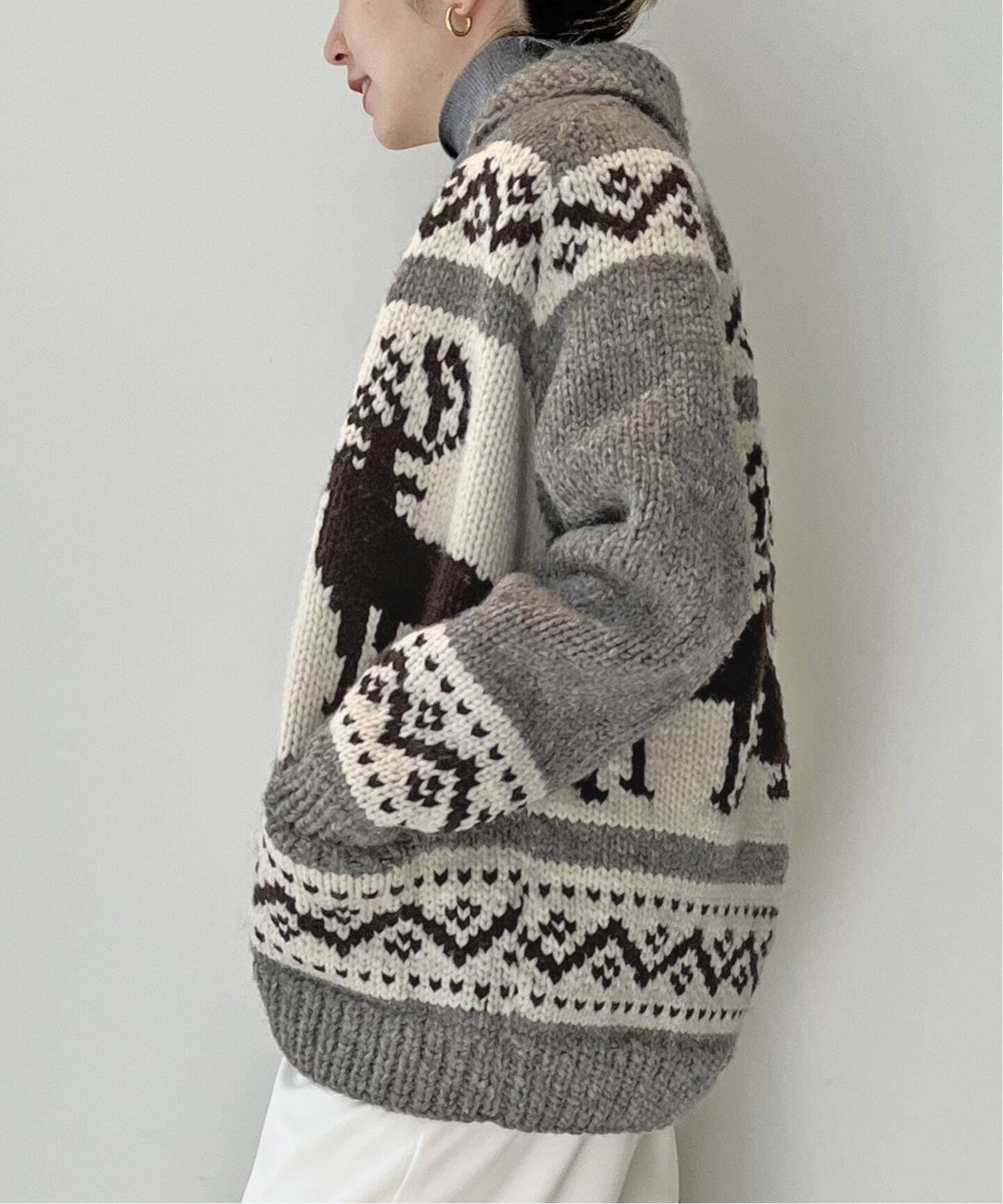 CANADIAN SWEATER/カナディアンセーター】Zip Cardigan（カーディガン 