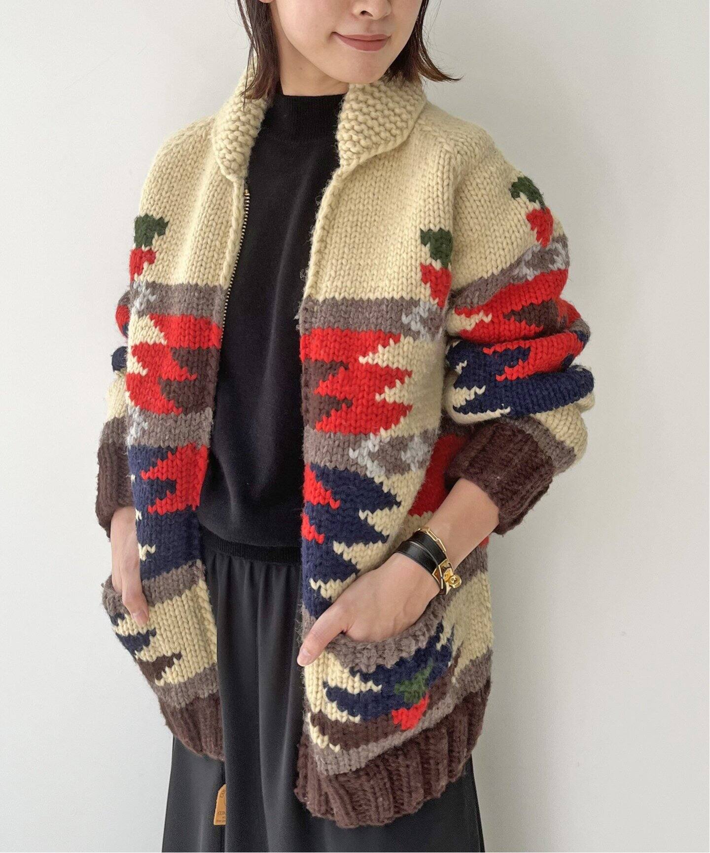 CANADIAN SWEATER/カナディアンセーター】Zip Cardigan（カーディガン 