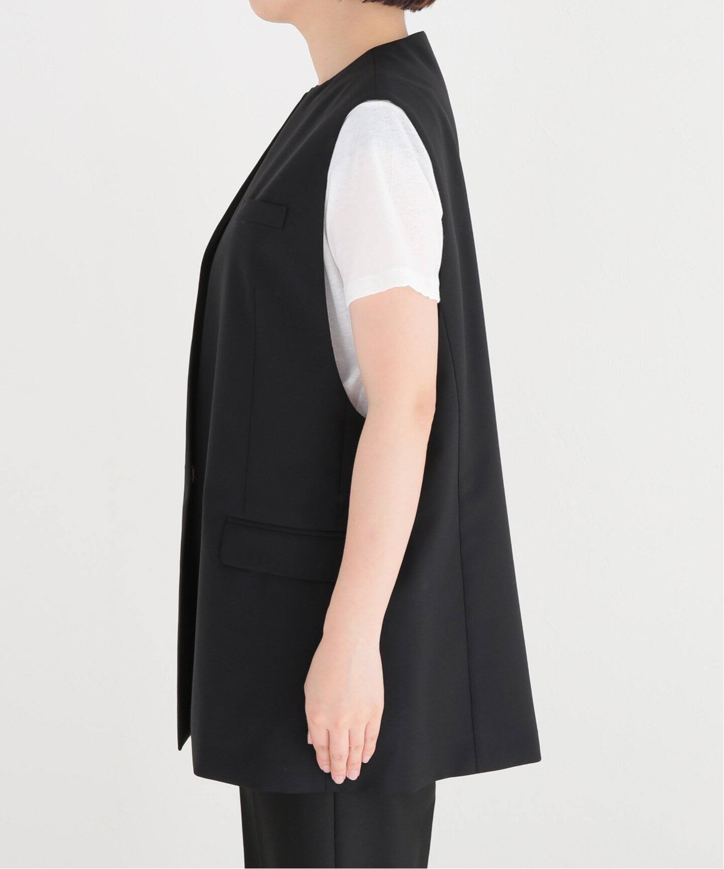 スリーブレスジャケット（その他ジャケット・スーツ）｜AP STUDIO  