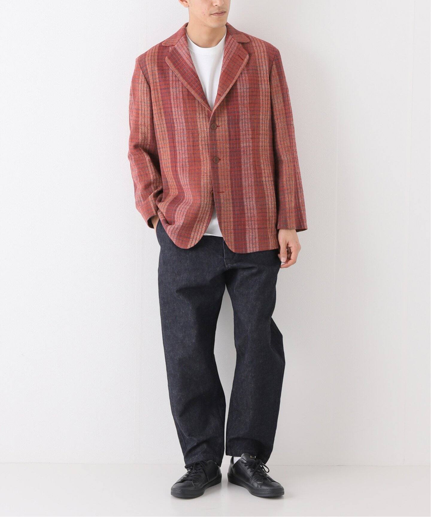 CLASS / クラス】HANDWOVEN CLOTH JACKET（テーラードジャケット 