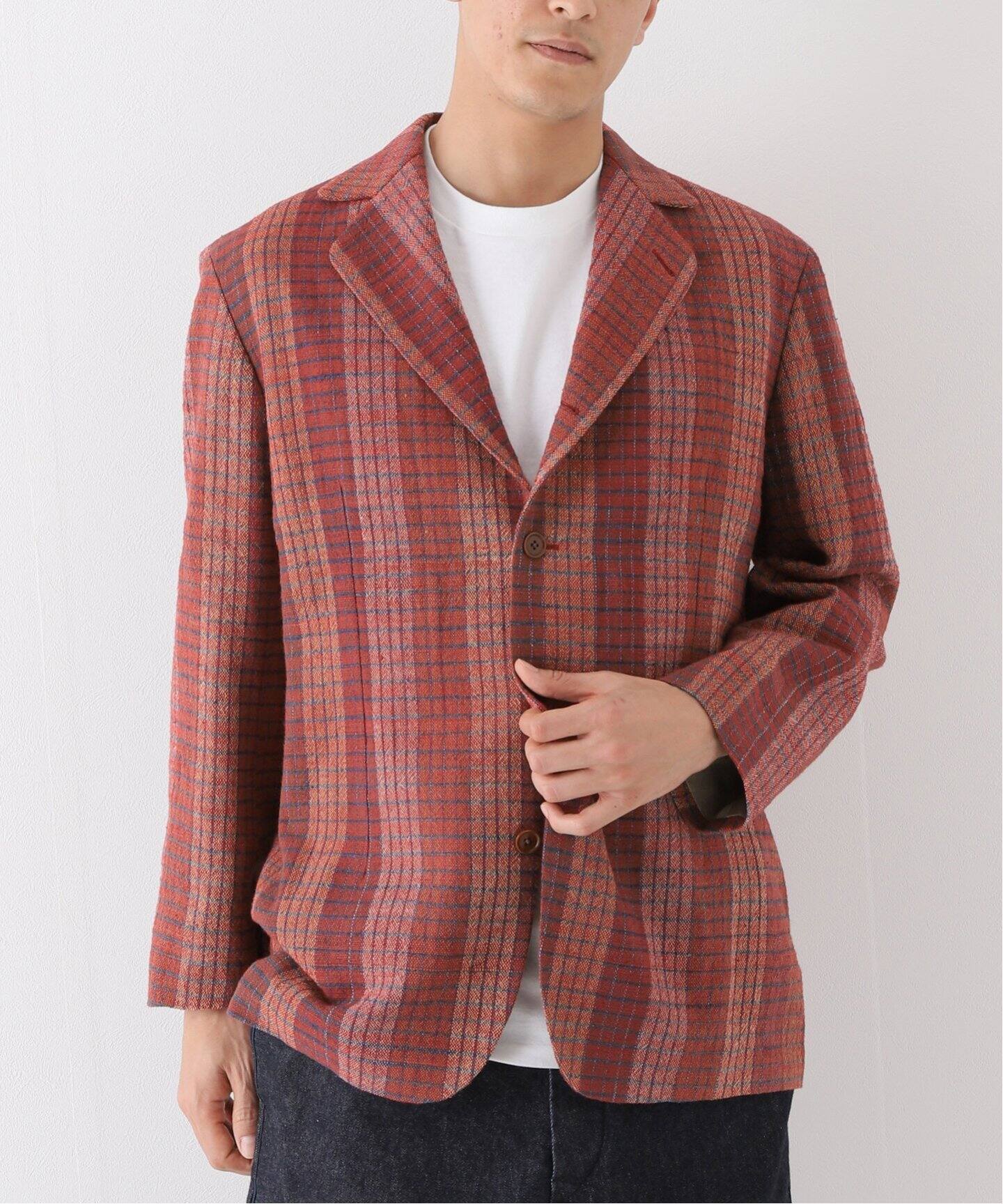 CLASS / クラス】HANDWOVEN CLOTH JACKET（テーラードジャケット 