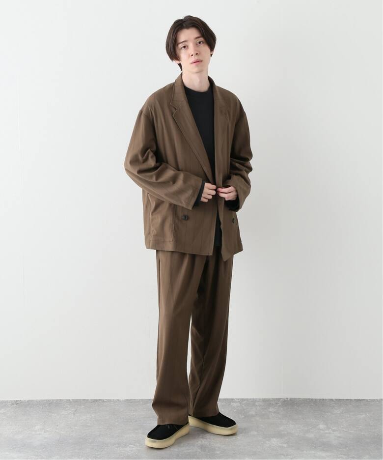 DADS】“ダブルジャケット+パンツの2点SET” ストライプ セットアップ  