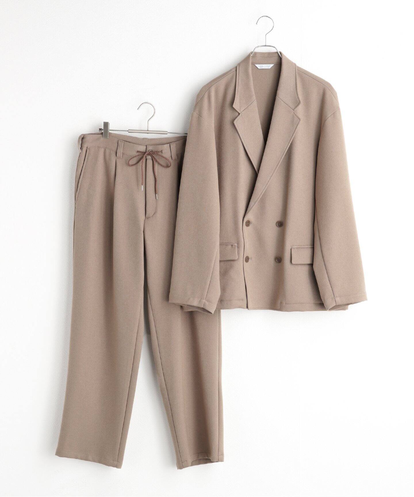 2点セット セットアップ 古布パッチワーク 中綿ジャケット中綿パンツ  