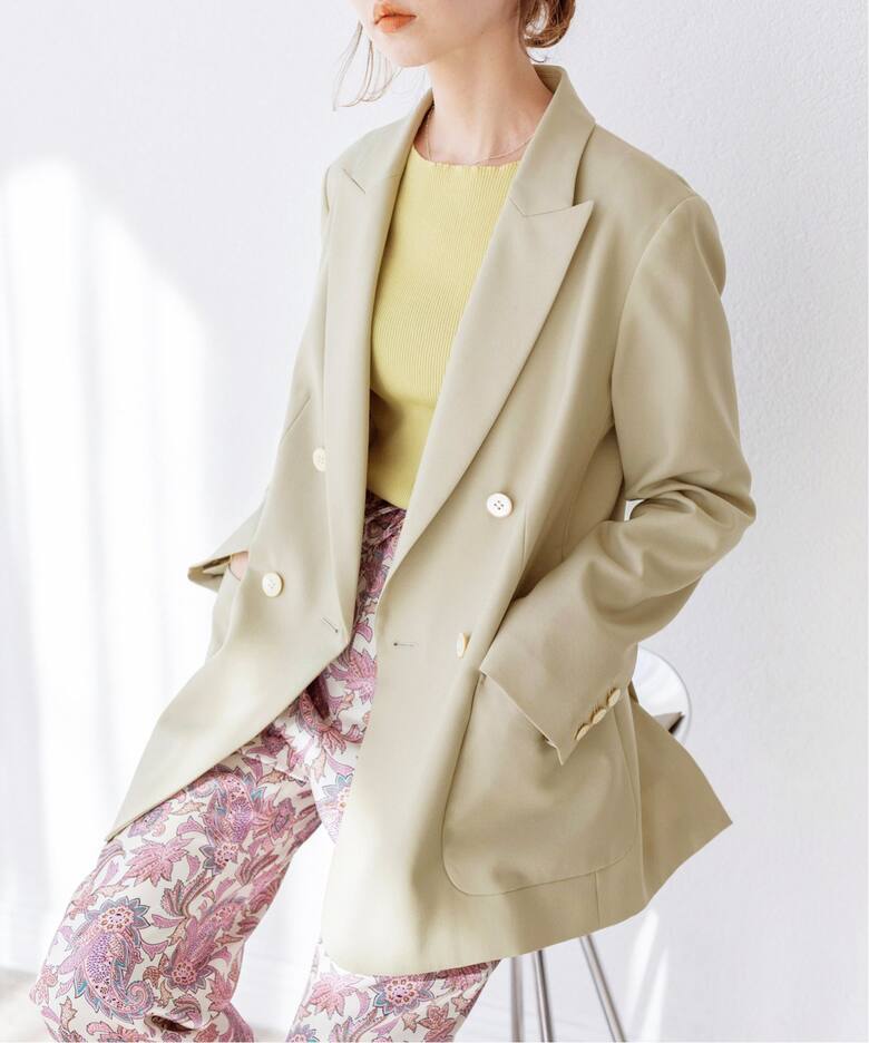 ウールダブルブレストジャケット◇（テーラードジャケット）｜IENA  