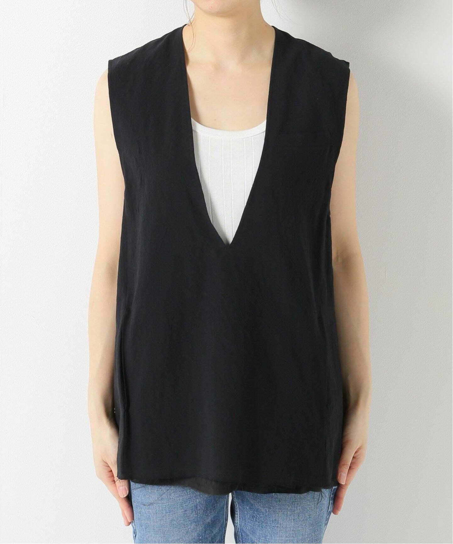INSCRIRE/アンスクリア】 BOIL WASHER SLEEVELESS ジャケット（その他 