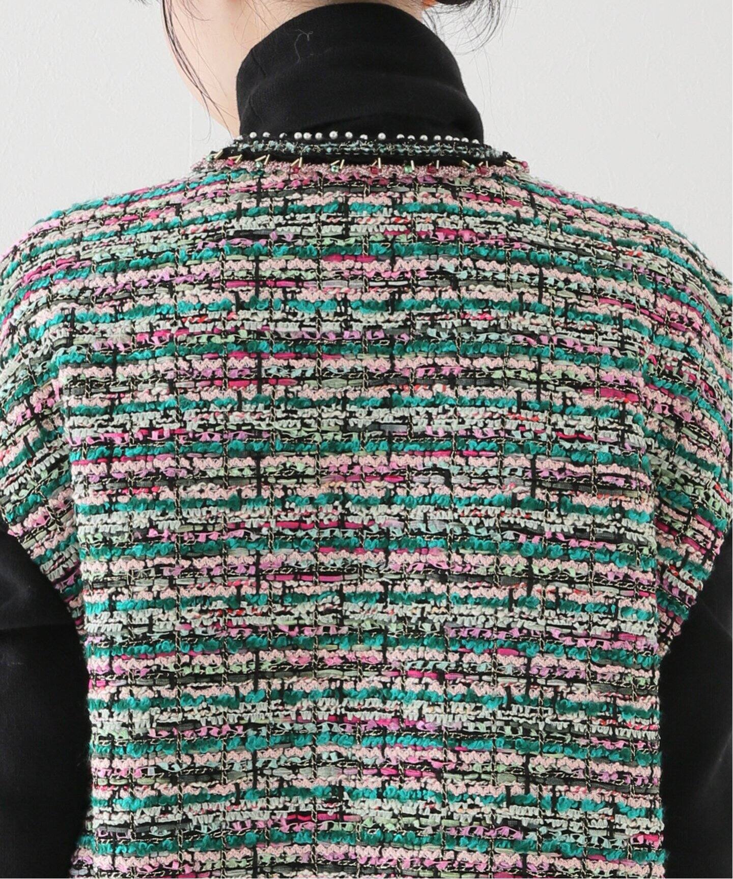 leur logette/ルールロジェット】ツイードベスト（その他ジャケット 