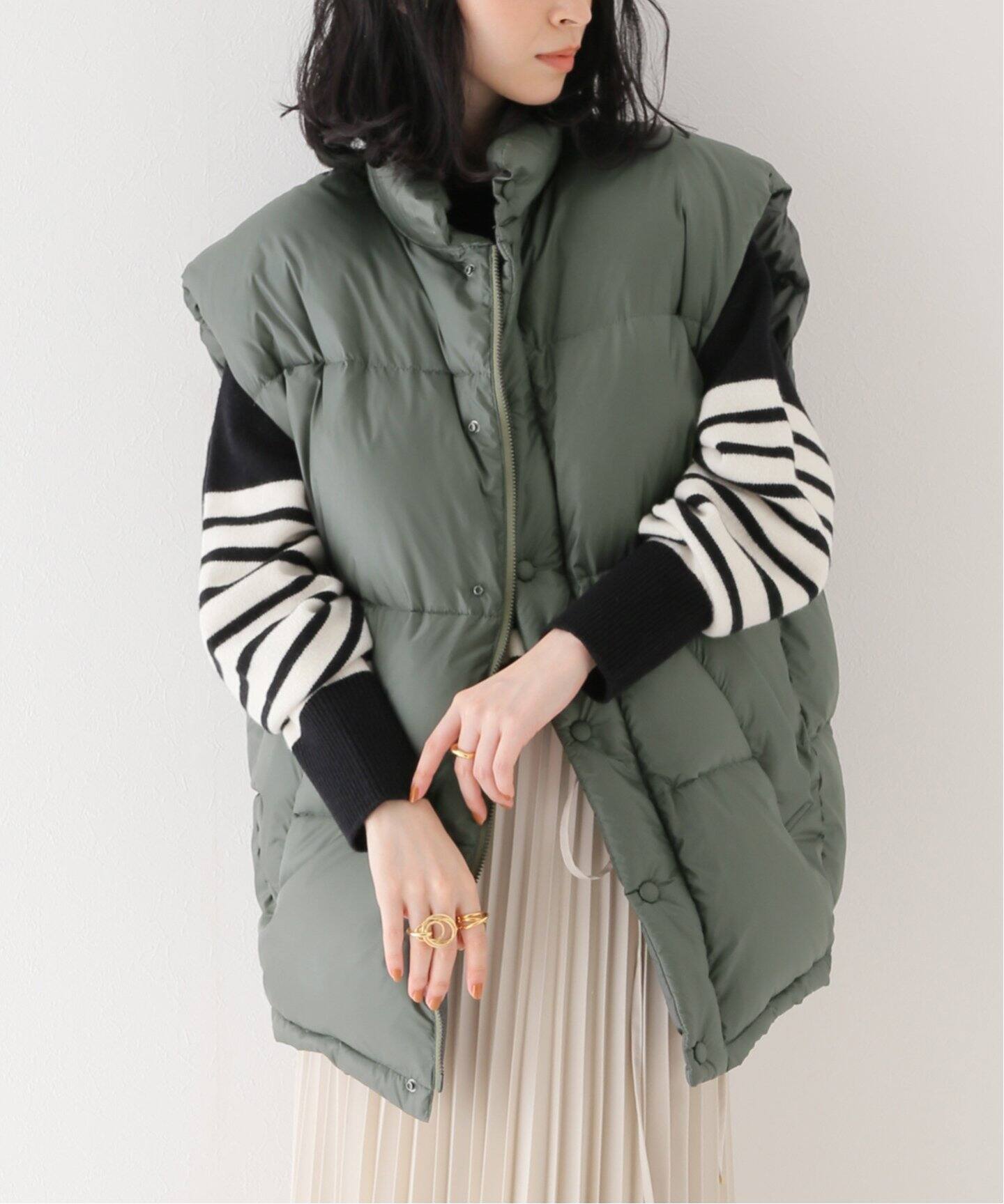 JANE SMITH/ジェーンスミス】NYLON TAFFETA OVERSIZED DOWN（ダウン  