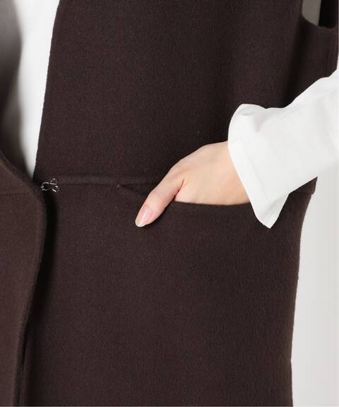 ダブルフェイスウールジレ Slobe Iena スローブ イエナ 公式のファッション通販 Baycrew S Store