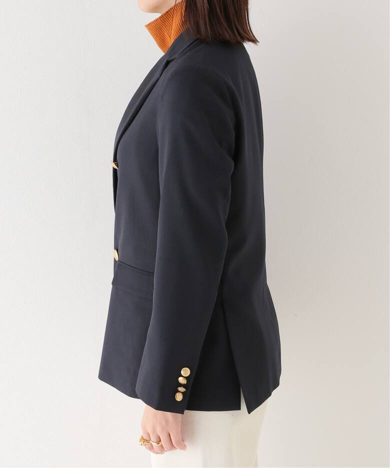 ウールコンギャバ金ボタンジャケット（テーラードジャケット）｜SLOBE  