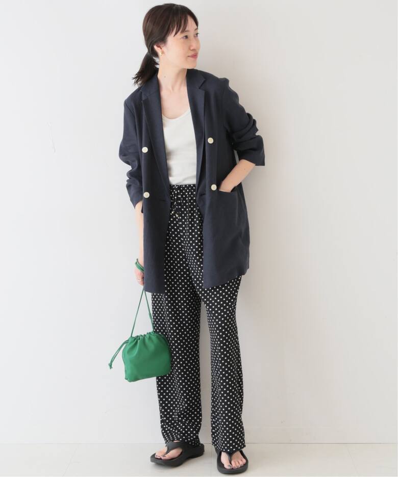 麻/ポリテーラードジャケット◇（テーラードジャケット）｜SLOBE IENA  