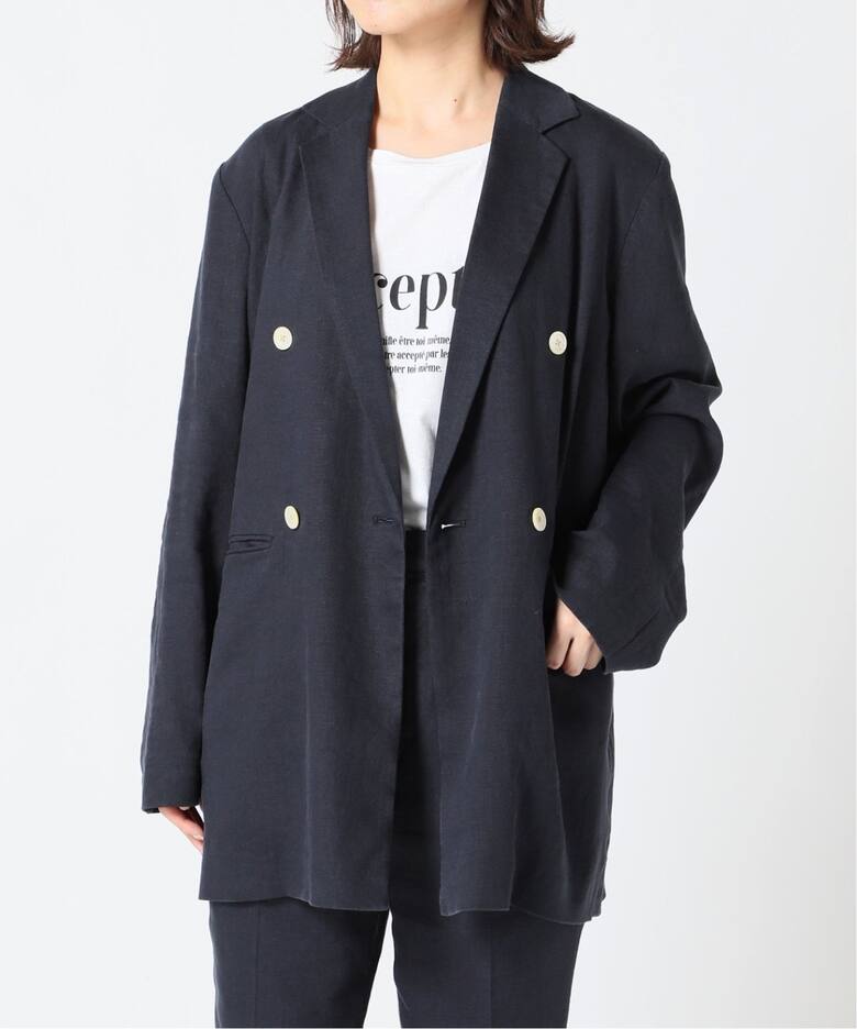 麻/ポリテーラードジャケット◇（テーラードジャケット）｜SLOBE IENA  