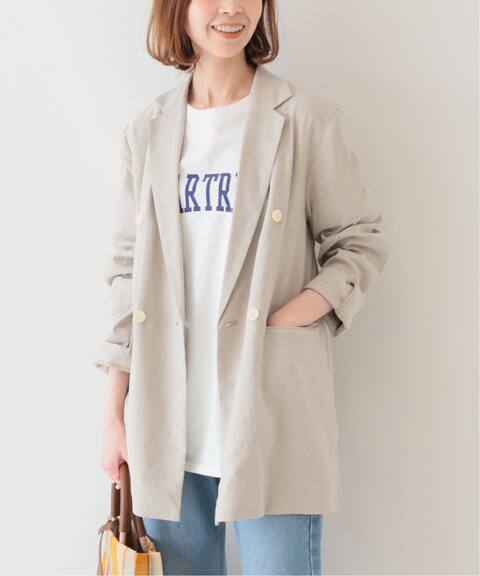 追加予約 麻 ポリテーラードジャケット Slobe Iena スローブ イエナ 公式のファッション通販 Baycrew S Store