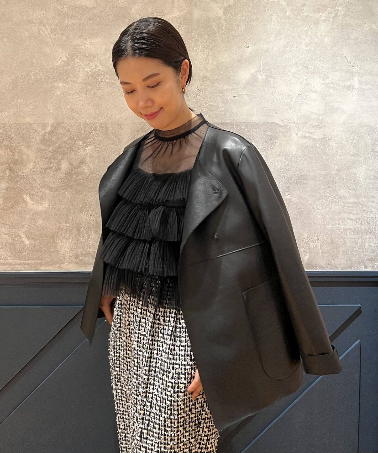 IENA LA BOUCLE SHEEP レザージャケット（ノーカラージャケット 