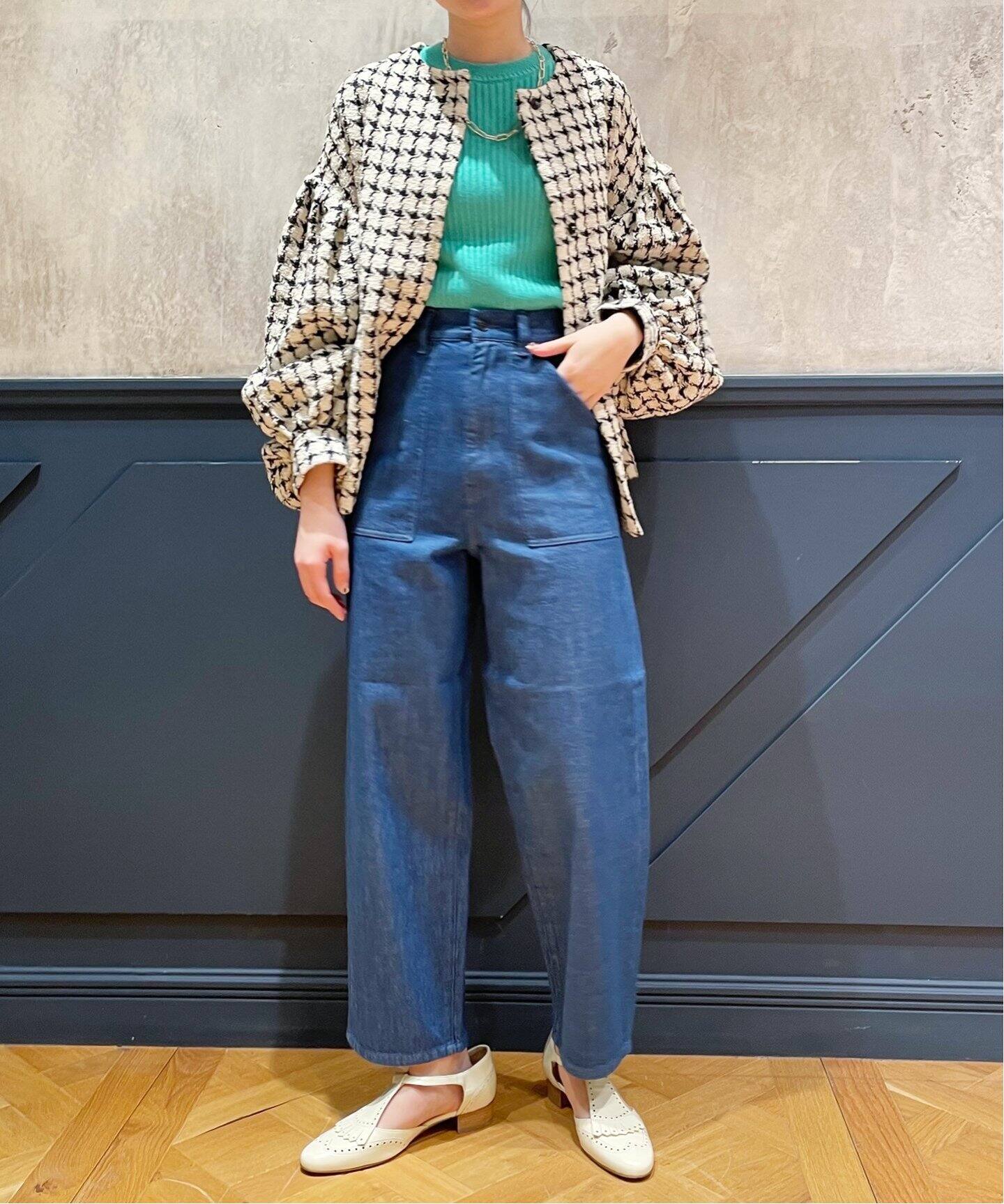 IENA LA BOUCLE LINTONノーカラージャケット◇（ノーカラージャケット 
