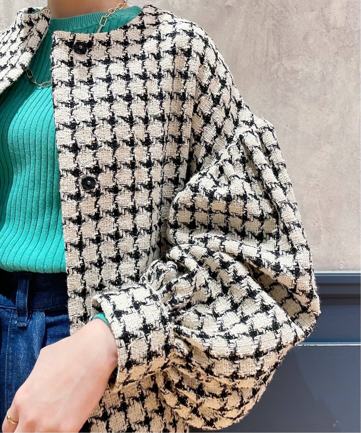 IENA LA BOUCLE LINTONノーカラージャケット◇（ノーカラージャケット 