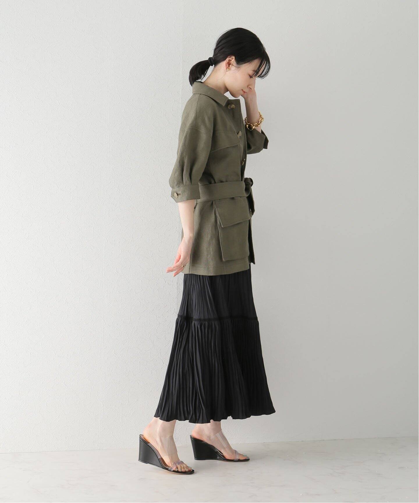 LINEN safari ジャケット（その他ジャケット・スーツ）｜Plage 