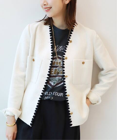 Girl ツィード刺繍ジャケット Plage プラージュ 公式のファッション通販 Baycrew S Store