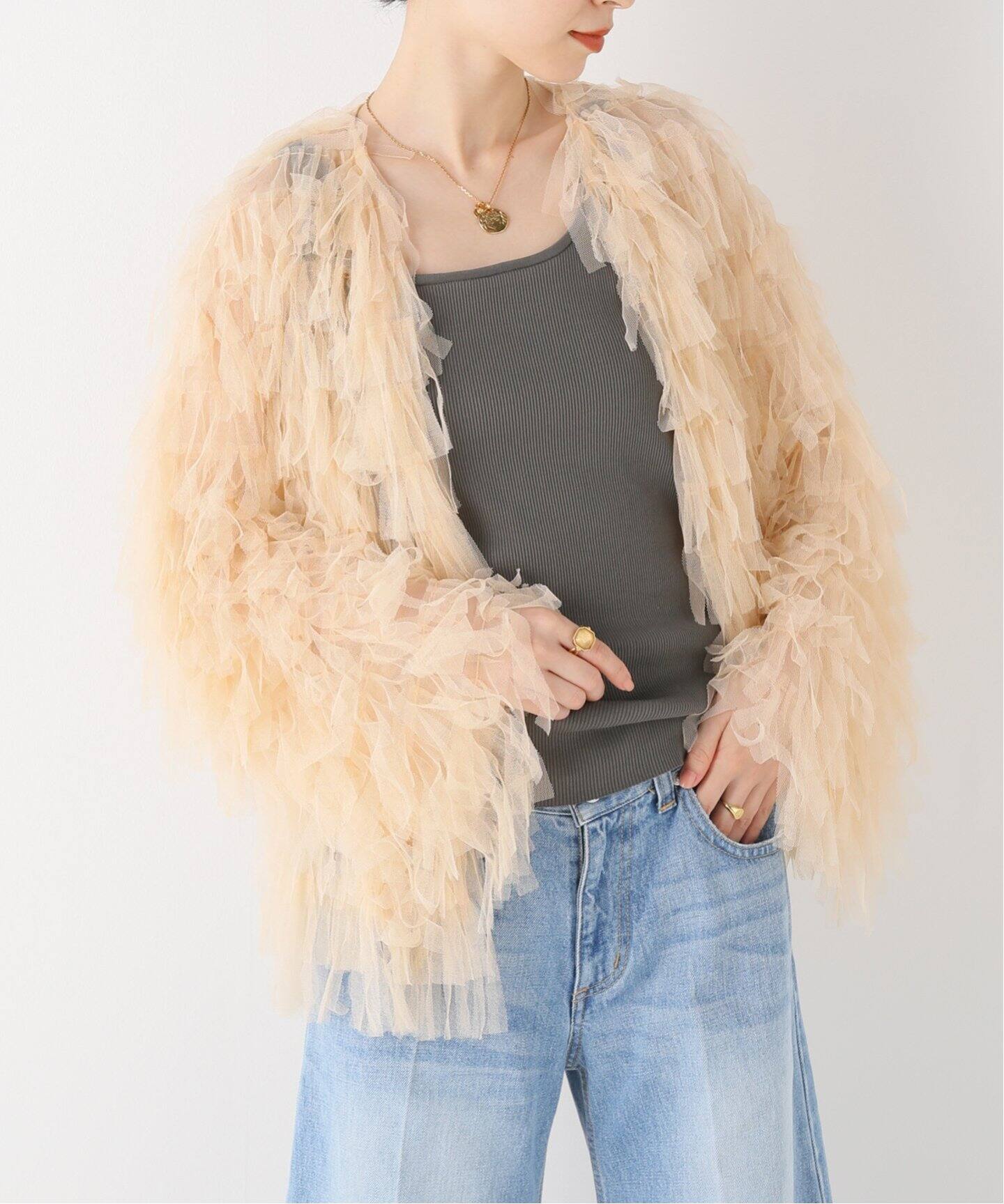 CURRENTAGE/カレンテージ】 TULE ジャケット（その他ジャケット  