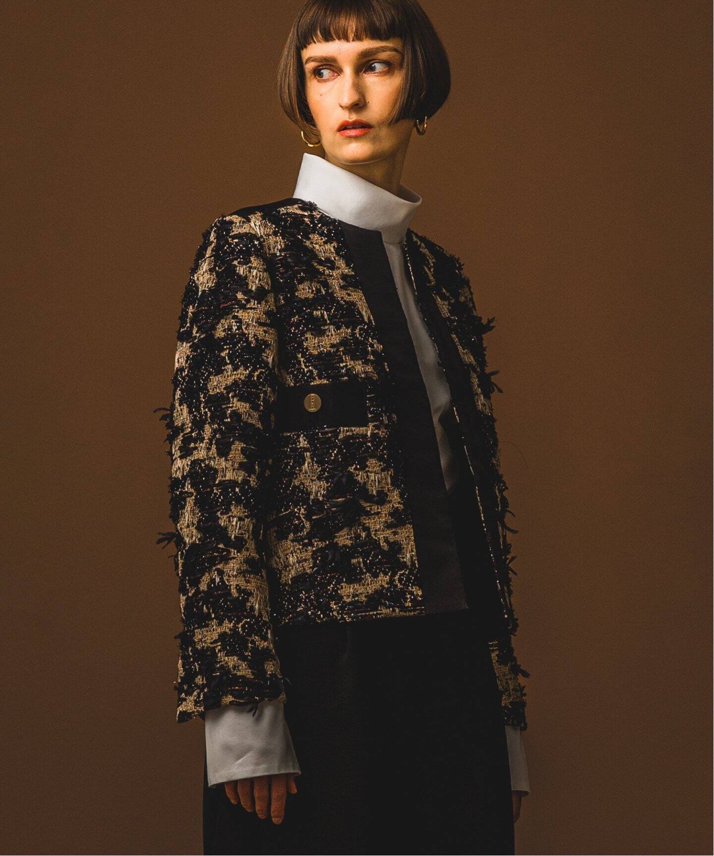 HAVEL studio/ハーヴェル スタジオ】MALHIA KENT TWEED BE ジャケット 