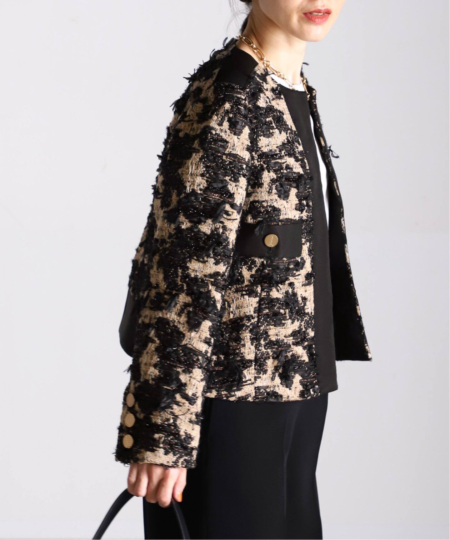 HAVEL studio/ハーヴェル スタジオ】MALHIA KENT TWEED BE ジャケット 