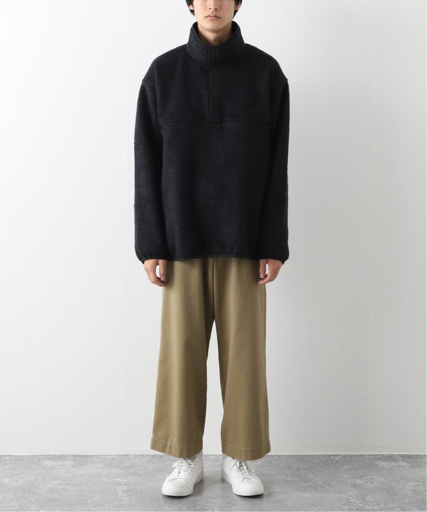 blurhms / ブラームス】Cotton Silk Fleece Snap P/O（その他ブルゾン 