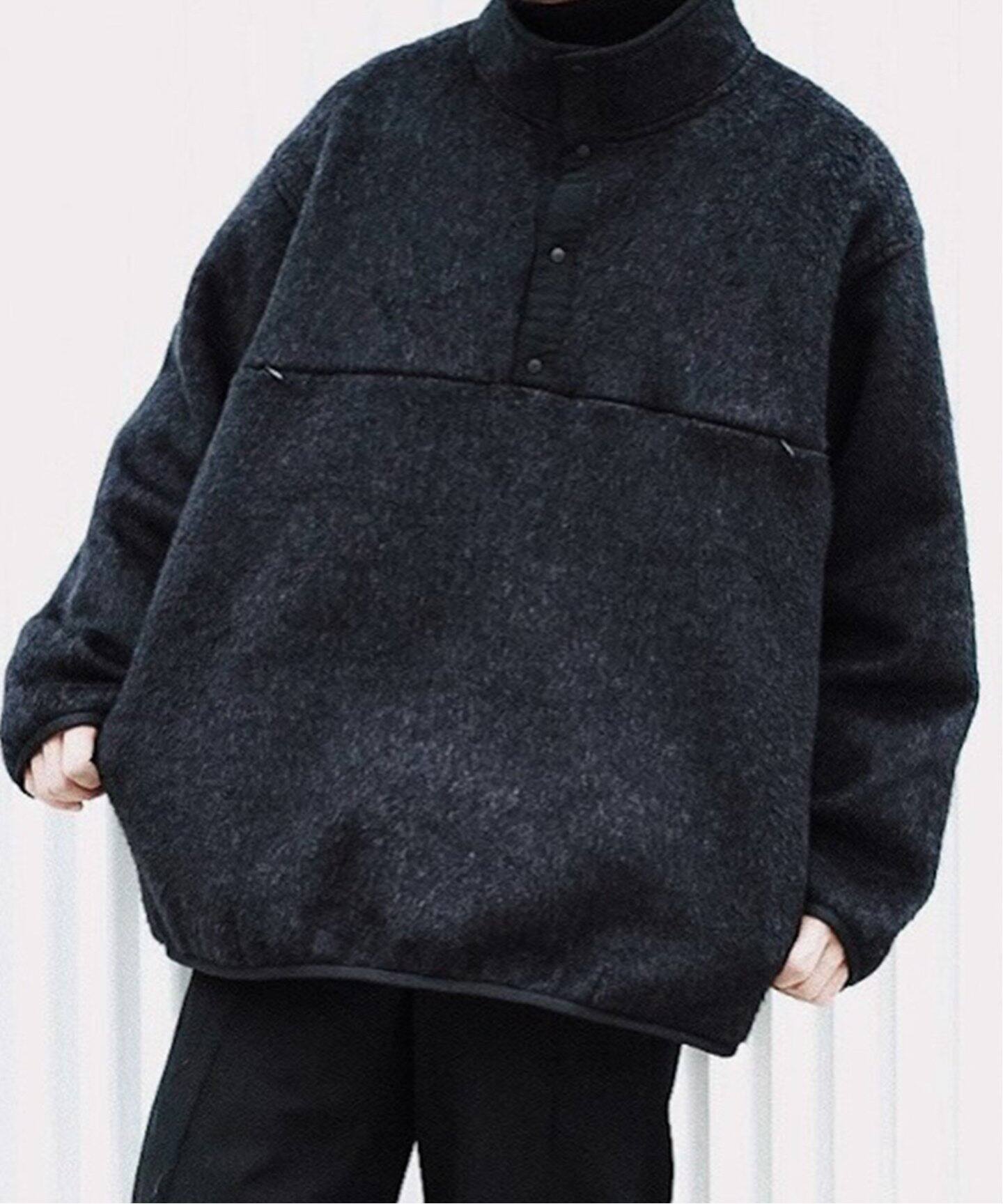 blurhms / ブラームス】Cotton Silk Fleece Snap P/O（その他ブルゾン 