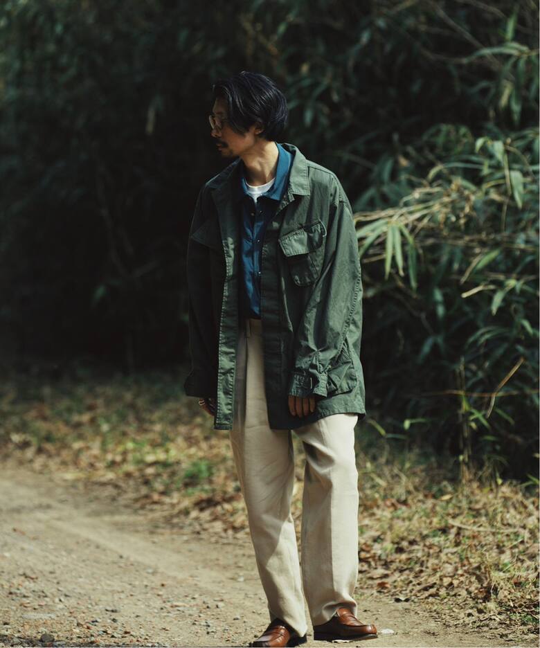 LE / エルイー】WIDE Fatigue Jacket（その他ブルゾン／アウター）｜L 