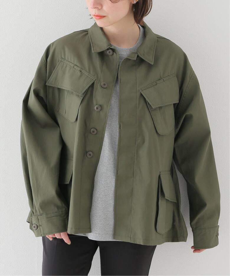 LE / エルイー】WIDE Fatigue Jacket（その他ブルゾン／アウター）｜L 