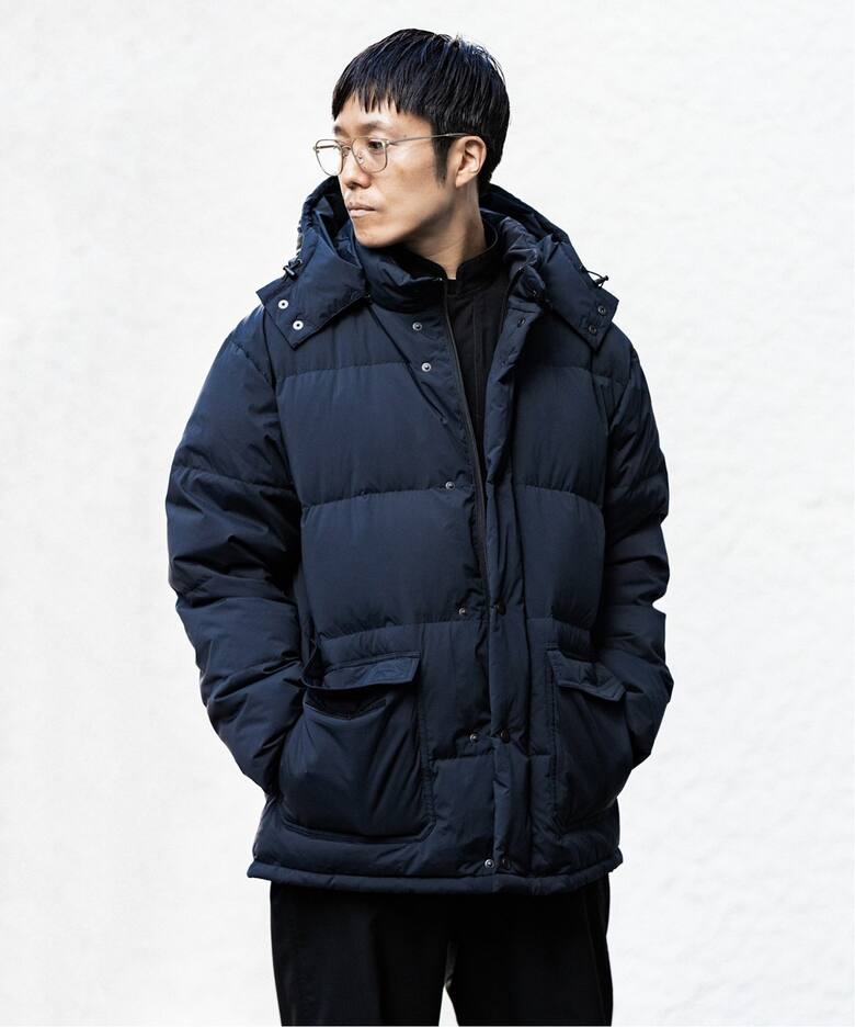 LE エルイー レショップ ダウンジャケット ネイビー comoli監修（LE 