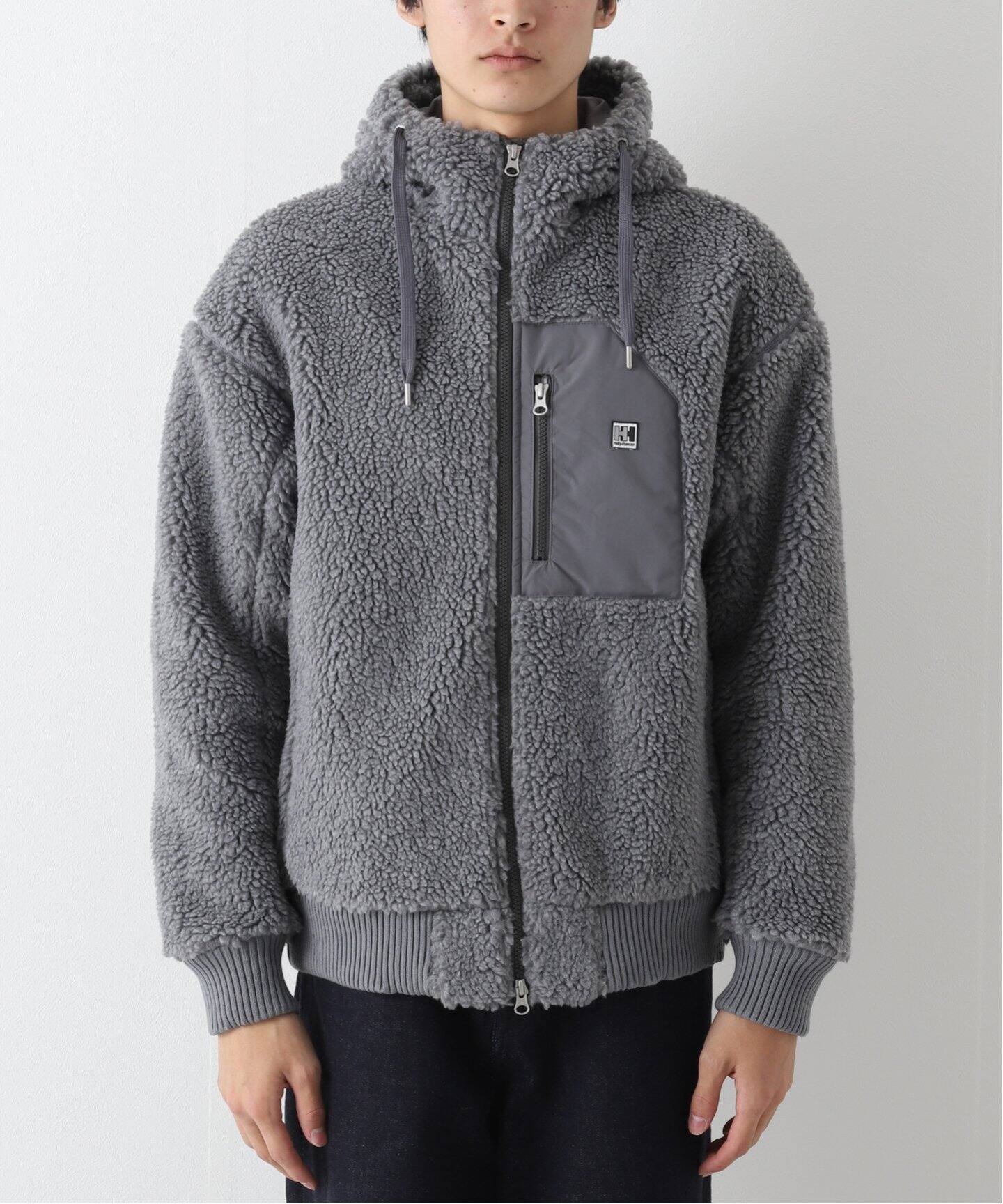 ヘリーハンセン ファイバーパイルサーモフーディー オートミール  