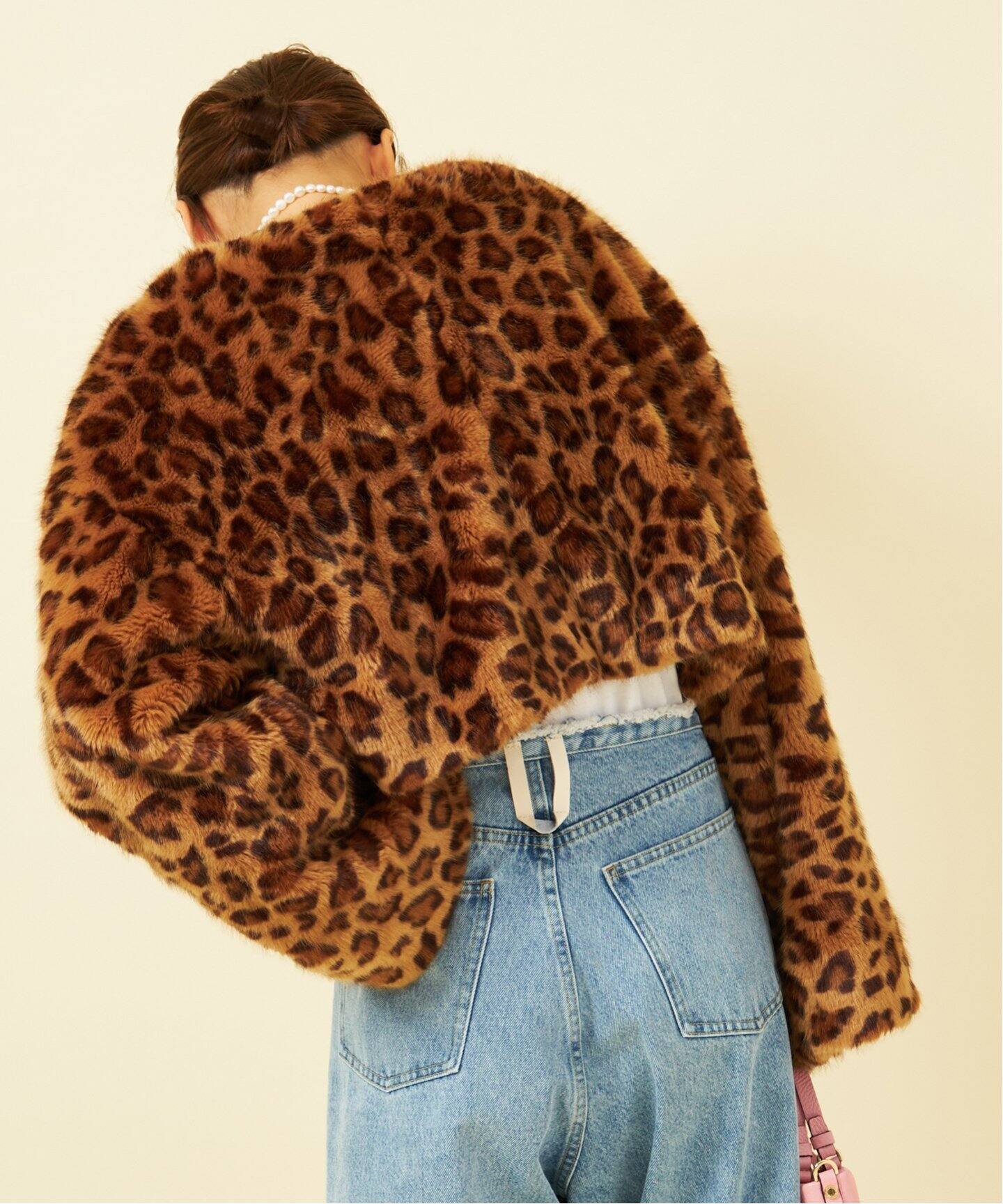 レオパードエコファーブルゾン（その他ブルゾン／アウター）｜U by 