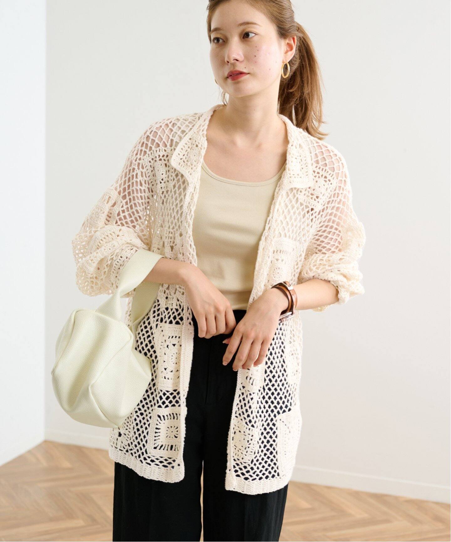 クロシェシャツジャケット（その他ブルゾン／アウター）｜FRAMeWORK  