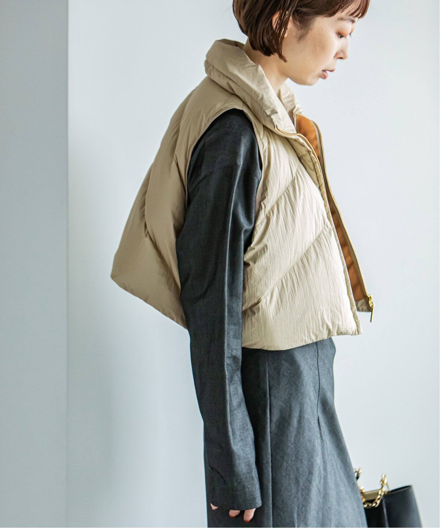 ENCIRCLE エンサークル Frosty vest ダウンベスト大屋夏南 80491270401 