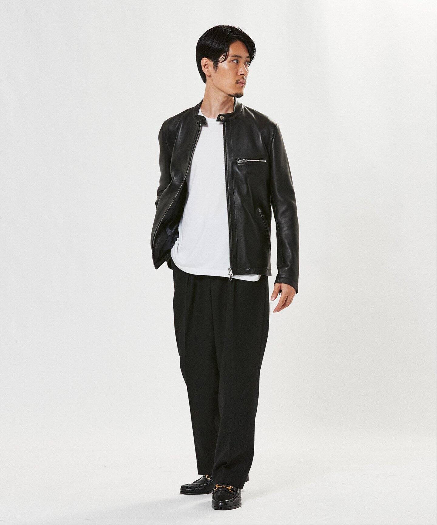 レザー シングルライダース ジャケット（レザージャケット）｜EDIFICE  