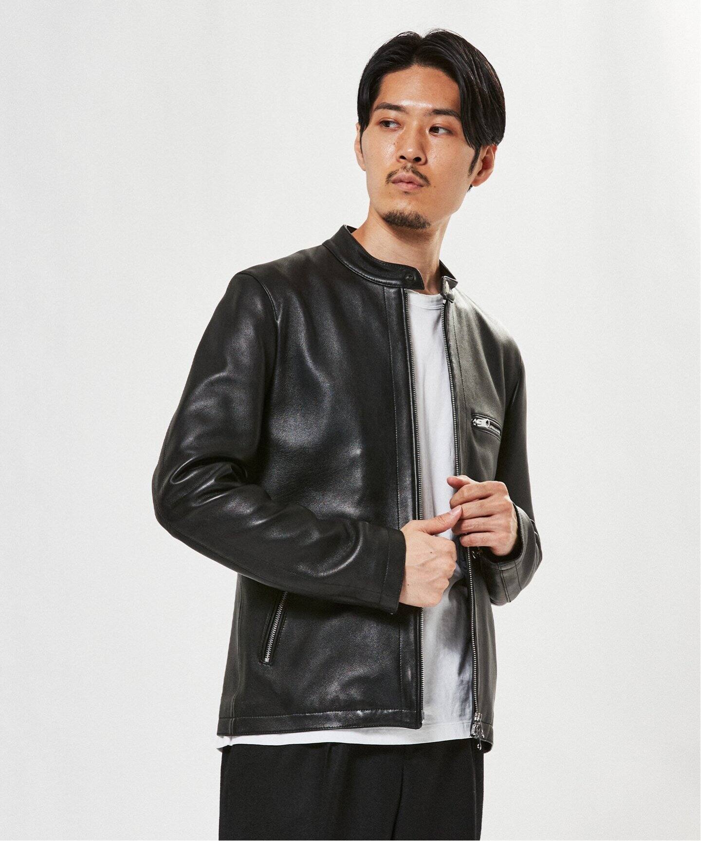 レザー シングルライダース ジャケット（レザージャケット）｜EDIFICE 